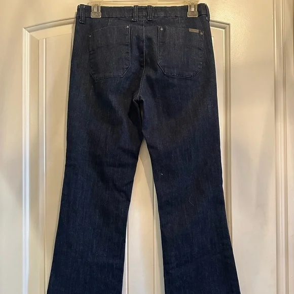 Dear John Blue Flare Wide Leg Jeans T3 - Picture 9 of 11